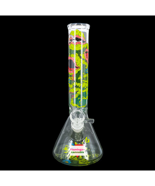 Red Eye Glass 12" Feed Me Venus Fly Traps Beaker Bong