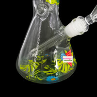Red Eye Glass 12" Feed Me Venus Fly Traps Beaker Bong
