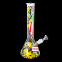 Red Eye Glass 12" Movie Night Beaker Bong