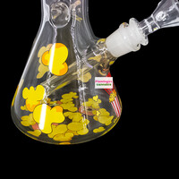 Red Eye Glass 12" Movie Night Beaker Bong