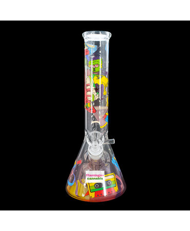 Red Eye Tek Red Eye Glass 12" 90's Nostalgia Beaker Bong