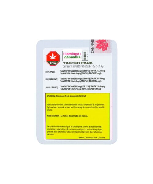 General Admissions Taster Pack Infused Pre-Rolls 3X0.5G