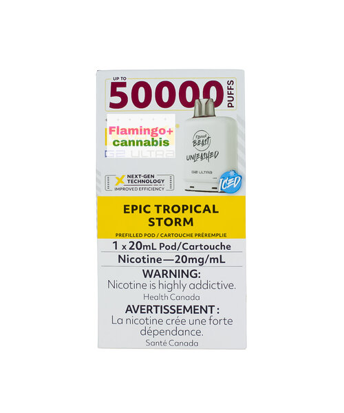 Flavour Beast Level-X G2 Ultra UNLEASHED Pre-Filled Pod 50k Puff MB Epic Tropical Storm