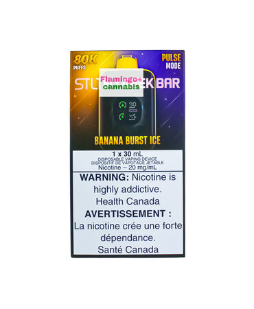 STLTH X GEEKBAR STLTH X GEEK BAR 80k Puff Rechargeable Disposable MB Banana Burst Ice