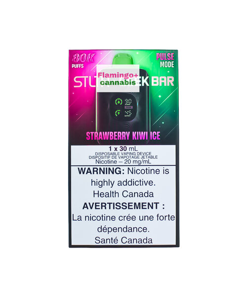 STLTH X GEEK BAR 80k Puff Rechargeable Disposable MB Strawberry Kiwi Ice