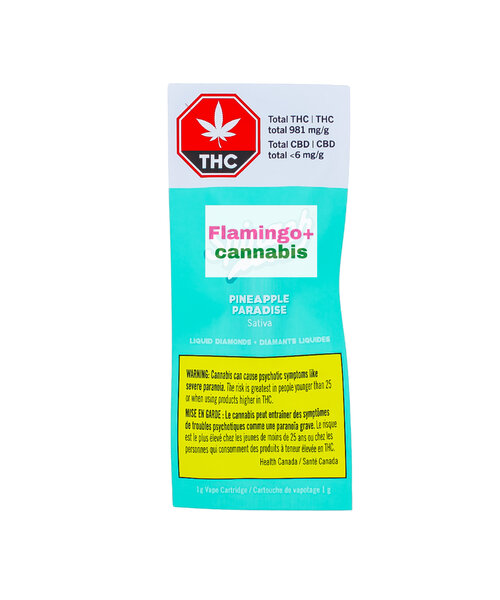 Spinach Pineapple Paradise Sativa Liquid Diamond Cartridge 1G