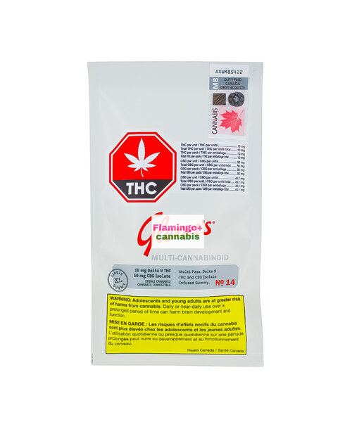 Glenns No.14 Green Apple THC/CBG Gummies 1X10MG