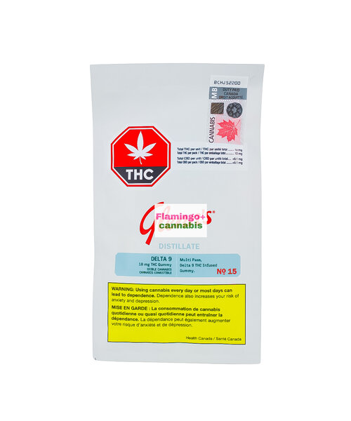 Glenns Delta 9 Watermelon No.15 Hybrid Gummy 1X10MG