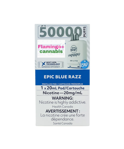 Flavour Beast Level-X G2 Ultra UNLEASHED Pre-Filled Pod 50k Puff MB Epic Blue Razz