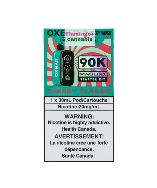 Rocky Vapor x OXBAR MAGLINK 90k Puff Starter Kit MB Cherry Classic