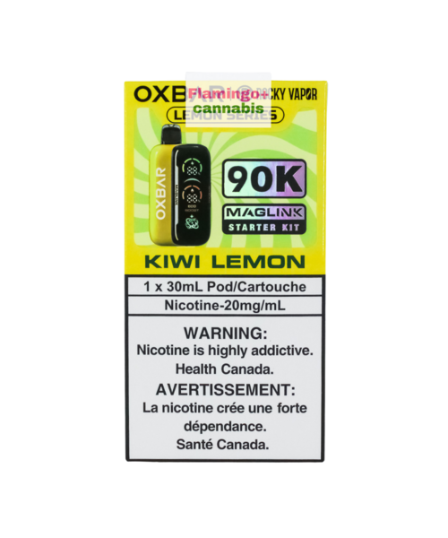 Rocky Vapor x OXBAR MAGLINK 90k Puff Starter Kit MB Kiwi Lemon
