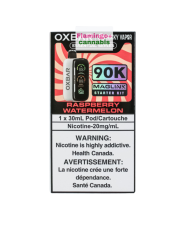 Rocky Vapor x OXBAR Rocky Vapor x OXBAR MAGLINK 90k Puff Starter Kit MB Raspberry Watermelon Rocky Vapor x OXBAR Rocky Vapor x OXBAR MAGLINK 90k Puff Starter Kit MB Raspberry Watermelon
