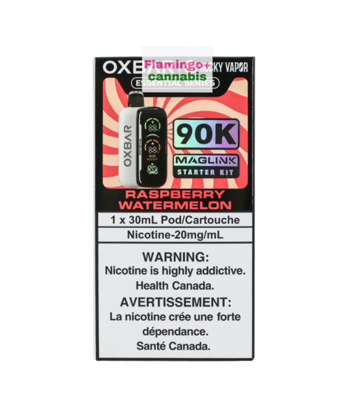 Rocky Vapor x OXBAR MAGLINK 90k Puff Starter Kit MB Raspberry Watermelon