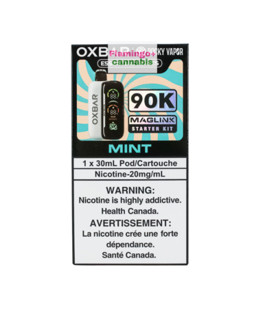 Rocky Vapor x OXBAR Rocky Vapor x OXBAR MAGLINK 90k Puff Starter Kit MB Mint Rocky Vapor x OXBAR Rocky Vapor x OXBAR MAGLINK 90k Puff Starter Kit MB Mint
