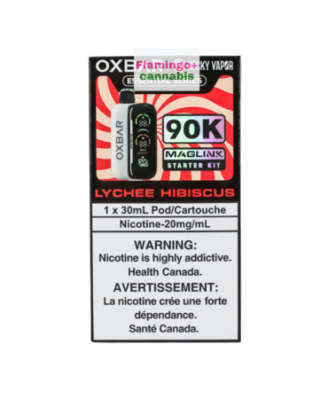 Rocky Vapor x OXBAR Rocky Vapor x OXBAR MAGLINK 90k Puff Starter Kit MB Lychee Hibiscus Rocky Vapor x OXBAR Rocky Vapor x OXBAR MAGLINK 90k Puff Starter Kit MB Lychee Hibiscus