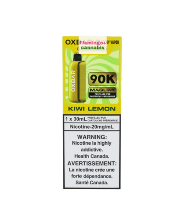 Rocky Vapor x OXBAR Rocky Vapor x OXBAR MAGLINK 90k Puff Pre-Filled Pod MB Kiwi Lemon Rocky Vapor x OXBAR Rocky Vapor x OXBAR MAGLINK 90k Puff Pre-Filled Pod MB Kiwi Lemon