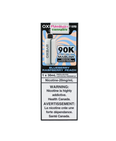 Rocky Vapor x OXBAR Rocky Vapor x OXBAR MAGLINK 90k Puff Pre-Filled Pod MB Blueberry Raspberry Peach