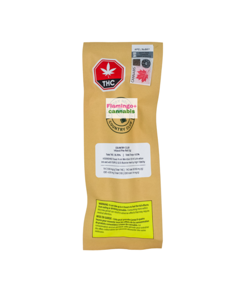 Woody Nelson Country Club Hash Infused Pre-Roll 1X1G