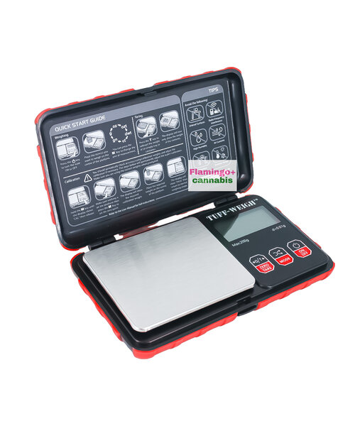 TruWeigh Tuff-Weigh Digital Scale 200g x 0.01g Red