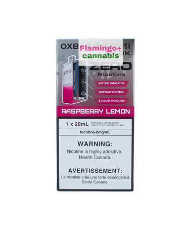 OXBAR OXBAR M20K Puff Rechargeable Disposable ZERO NICOTINE MB Raspberry Lemon