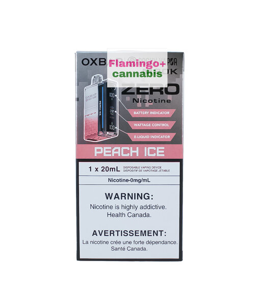 OXBAR M20K Puff Rechargeable Disposable ZERO NICOTINE MB Peach Ice