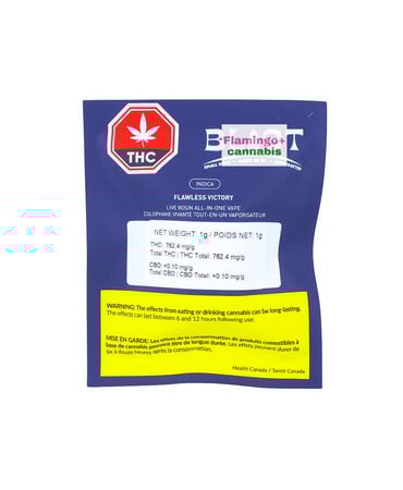blast Blast Flawless Victory Live Rosin Indica Disposable 1G