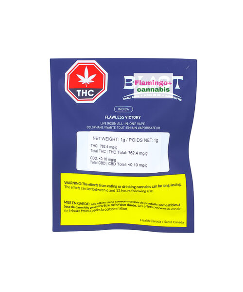 Blast Flawless Victory Live Rosin Indica Disposable 1G