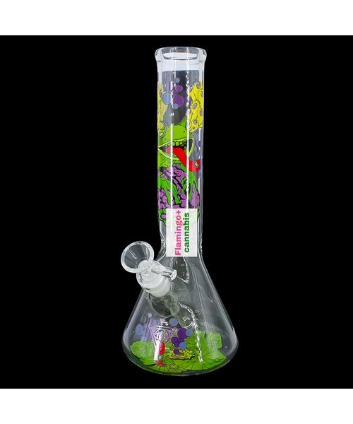 Red Eye Glass 12" Brain Frog Beaker Bong