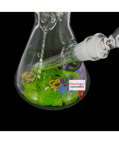 Red Eye Glass 12" Brain Frog Beaker Bong