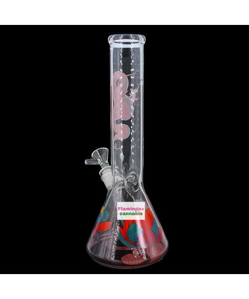 Red Eye Glass 12" Yin-Yang Dragon Beaker Bong