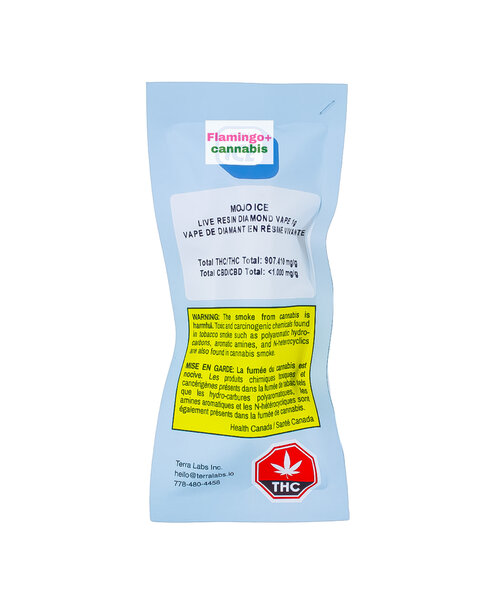 Terra Labs Mojo Ice Liquid Diamond Sativa Cartridge 1G