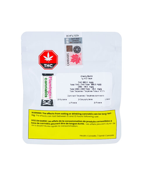 SmokeStack Cherry Bomb Hybrid Disposable 1G