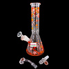 Smoke Arsenal Arsenal 10" Serene Flower Beaker Bong Red