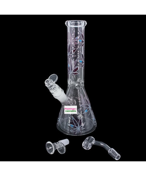 Arsenal 10" Leafy Lush Beaker Bong Assorted