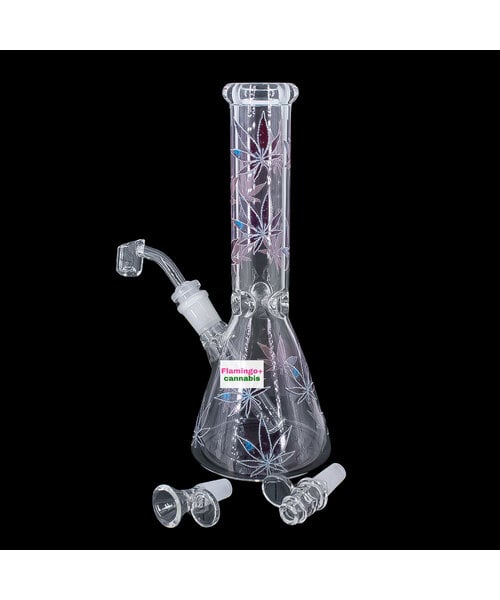 Arsenal 10" Leafy Lush Beaker Bong Assorted