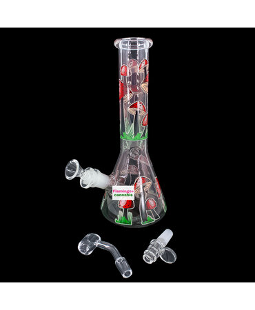 Smoke Arsenal Arsenal 10" Stoner Mushrooms Beaker Bong