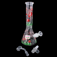Arsenal 10" Stoner Mushrooms Beaker Bong