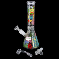 Arsenal 10" Mandala Maiden Picasso Face Beaker Bong