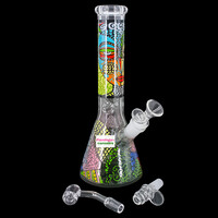 Arsenal 10" Mandala Maiden Picasso Face Beaker Bong