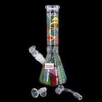 Arsenal 10" Mandala Maiden Picasso Face Beaker Bong