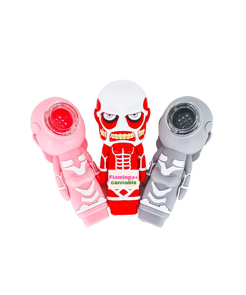 Arsenal 4" Titan Mania Silicone Hand Pipe