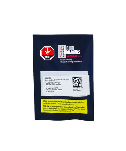 Debunk Strawnana Liquid Diamond Indica Cartridge 1G