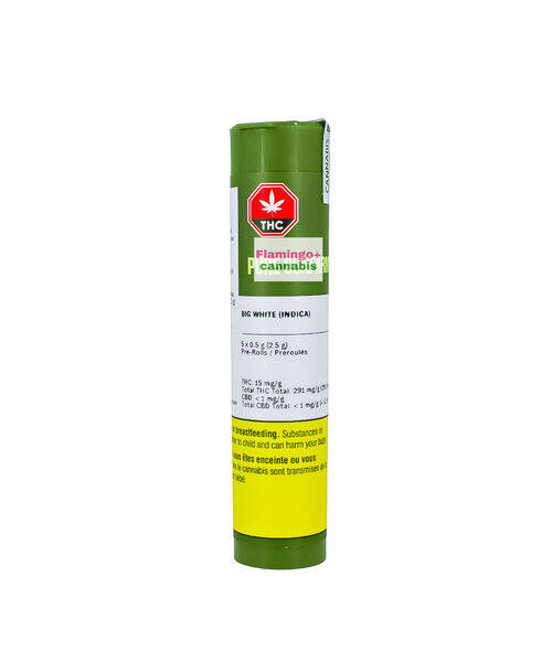 Pure Sun Farms Big White Indica Pre-Rolls 5X0.5G