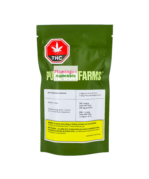 Pure Sun Farms Blue Dream #16 Sativa Pre-Rolls 10X0.35G