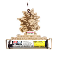 Handcrafted Wood Dooby Holder Ornament