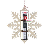 Handcrafted Wood Dooby Holder Ornament