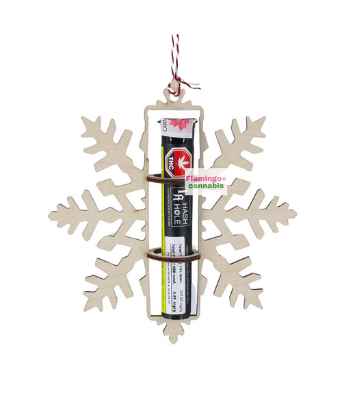 Handcrafted Wood Dooby Holder Ornament