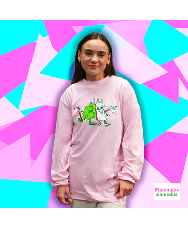 flamingo+ Flamingo+ Long Sleeve Shirt "Manitoba Best Buds” flamingo+ Flamingo+ Long Sleeve Shirt "Manitoba Best Buds”