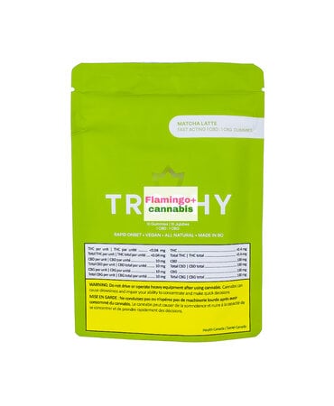 Trophy Matcha Latte 1:1 CBG:CBD Gummies X10