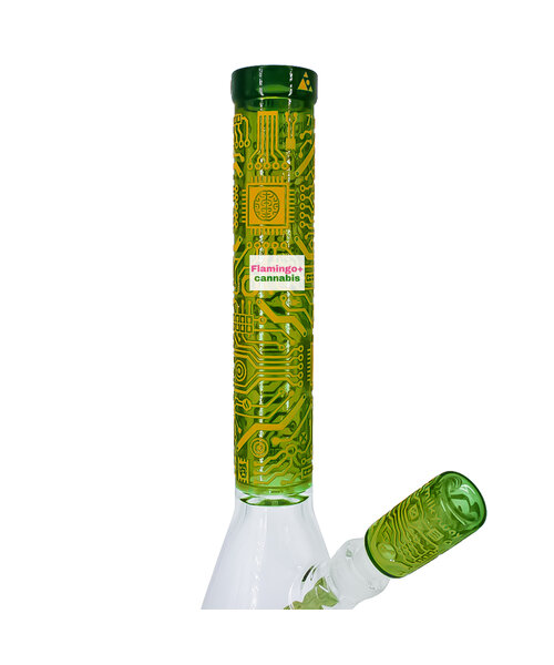 Milky Way Glass 16" Spectrum Beaker Bong Yellow